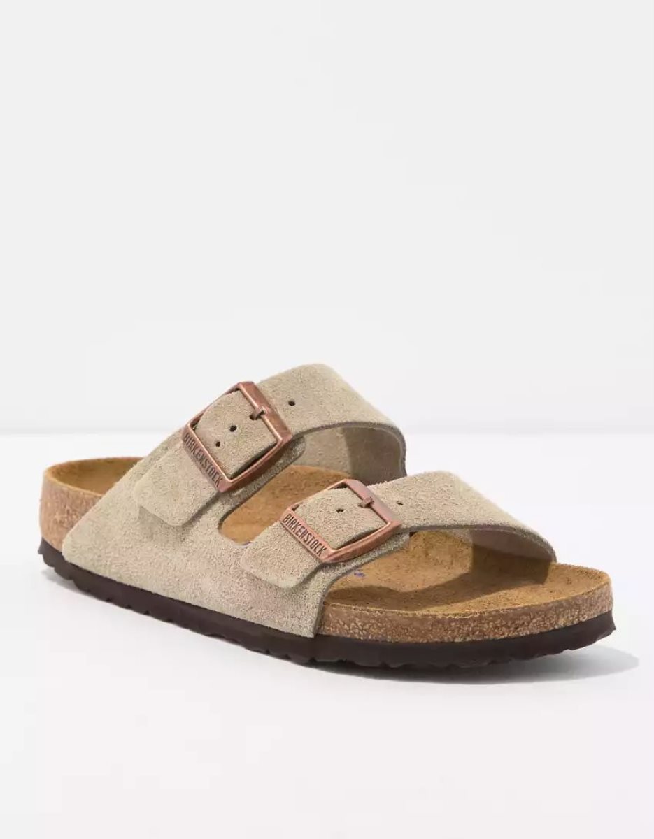 Sandales American Eagle Arizona Soft Footbed Grise Marron Femme | XVC-70111500